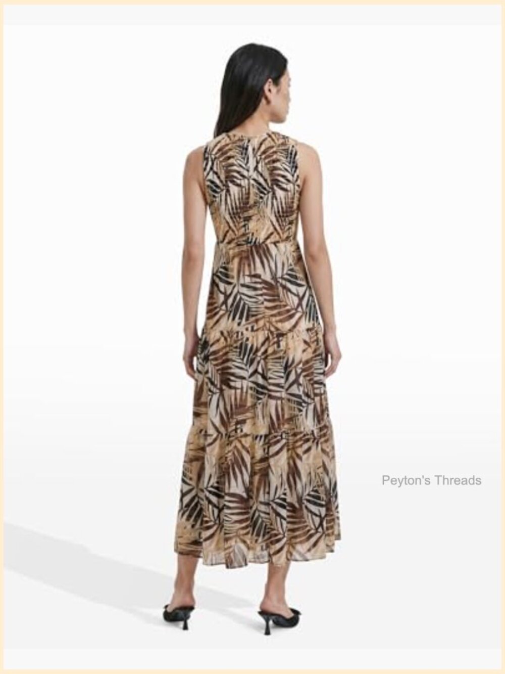 Sleeveless Smocked Tiered Maxi Dress - Picture 2 of 3